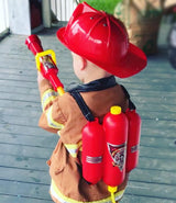 4E's Novelty Firefighter Backpack Water Gun – Ultimate Water Soaker Blaster for Kids' Outdoor Fun