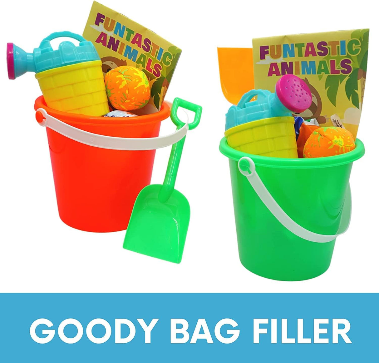4E's Novelty 6 Pack Mini Watering Cans for Kids – Fun Beach & Garden Toys for Toddlers