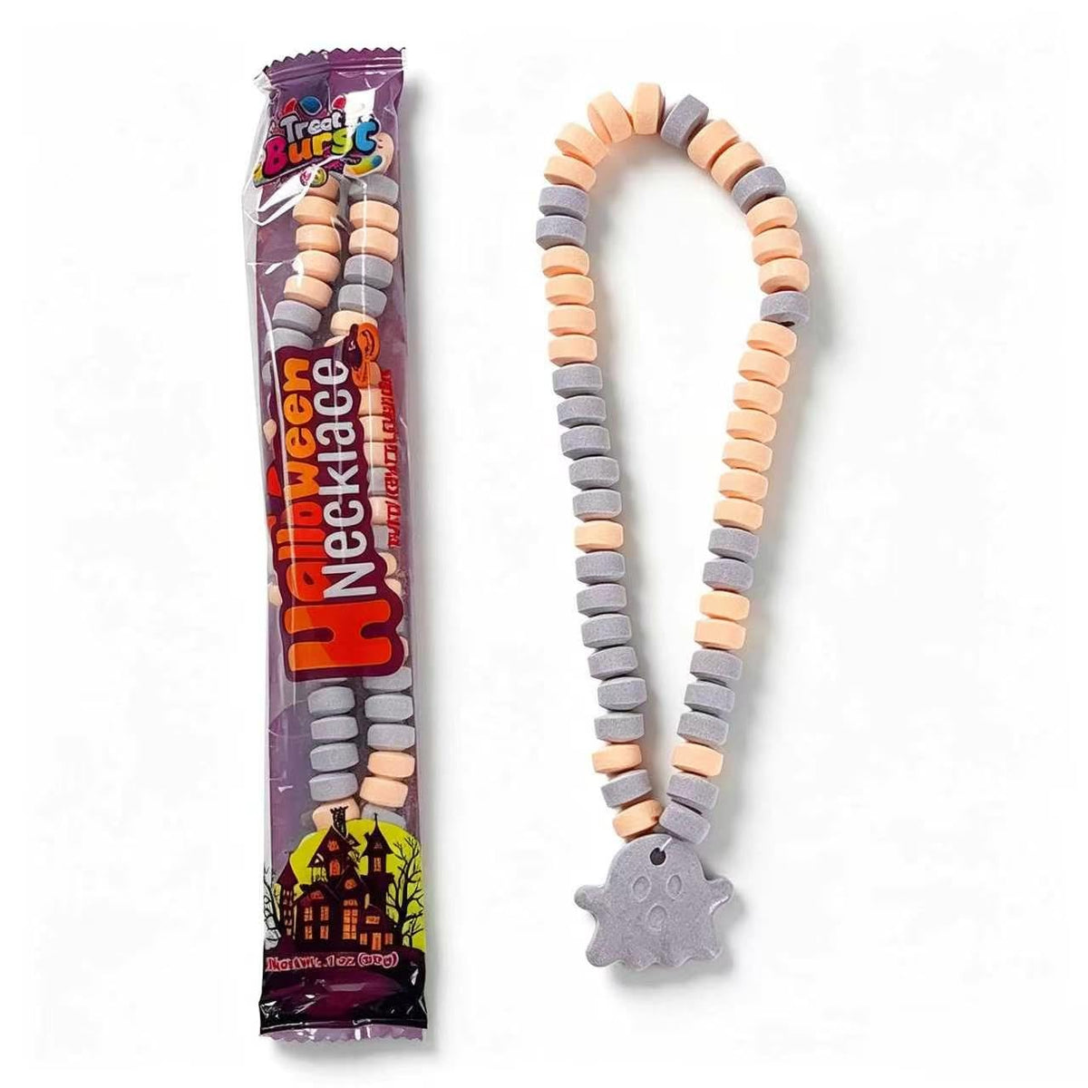 Treat Burst Halloween Candy Bracelets, 24 Pack, Tutti Frutti Candy