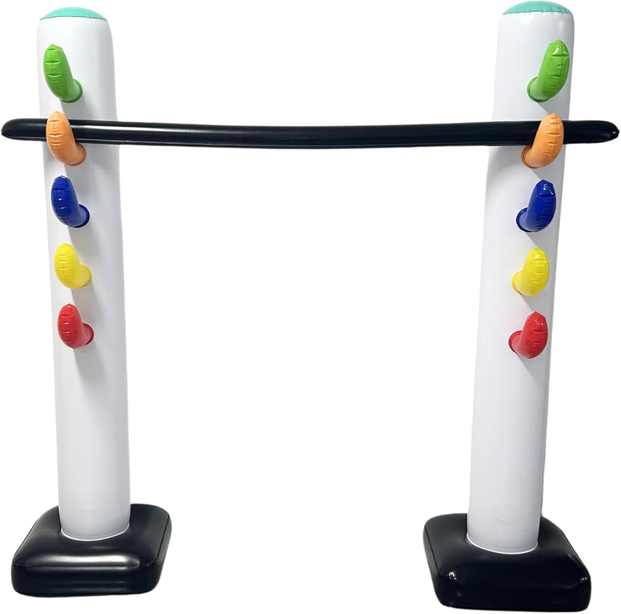 4E's Novelty Limbo Game Set for Kids and Adults – Inflatable Twister Party Game for Outdoor Fun