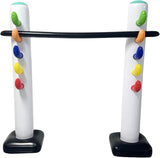 4E's Novelty Limbo Game Set for Kids and Adults – Inflatable Twister Party Game for Outdoor Fun