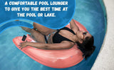 4E's Novlety 2 Pack Inflatable Pool Chair Float with Drink & Phone Holder – Ultimate Relaxation for Adults