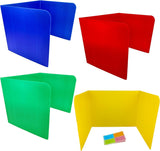 4E's Novelty Plastic Desk Dividers for Students - Pack of 20