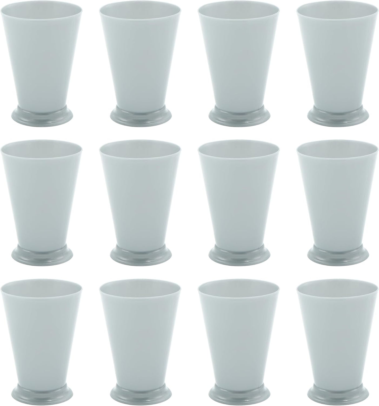 4E's Novelty Mint Julep Plastic Cups – 12-Pack 10 oz | Kentucky Derby Party Supplies & Decorations