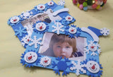 4E's Novelty 4 Pack Christmas Foam Snowflake Pictures Frame Craft Kit