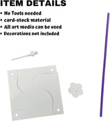 4E's Novelty 100 Pack DIY Pinwheels Craft for Kids