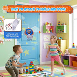 4E's Novelty 4 BallsBathtub Basketball Hoop for Kids 6" Tall Suction Cup Bath Toys