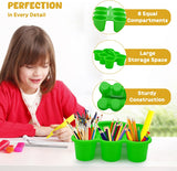 4E's Novelty 4 Pack Pencil Caddy for Classroom, Vibrant Classroom Caddy