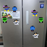 4E's Novelty 12 Pack Halloween Magnetic Monster Craft Kit – Foam Crafts for Kids Ages 3-12, Party Fun