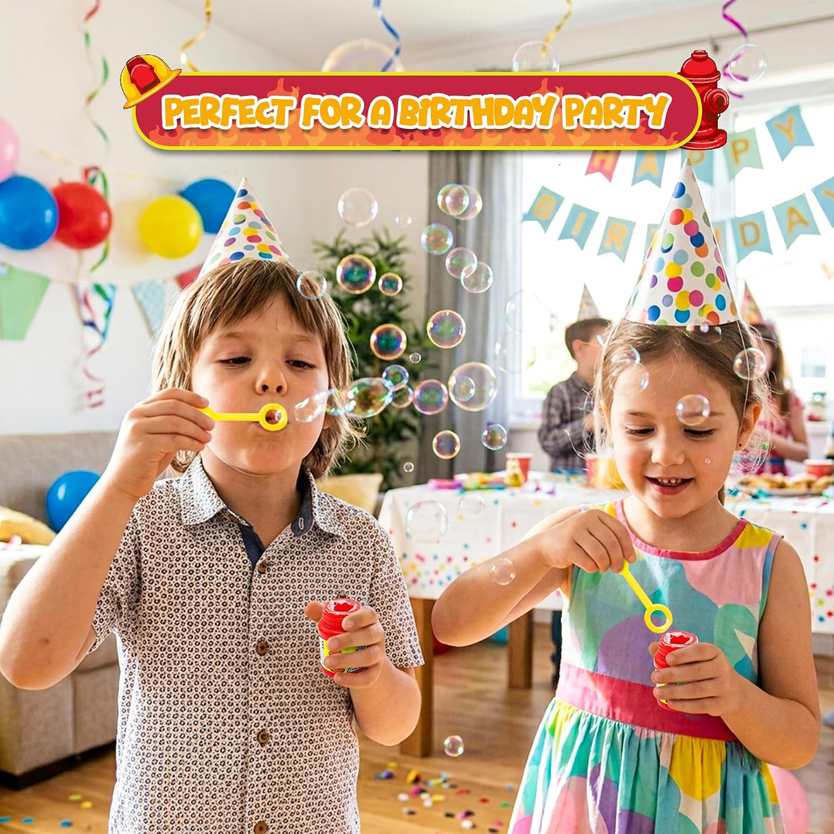 4E’s Novelty 24 Mini Bubbles Bulk – Dog Themed Party Favors for Kids Goodie Bags
