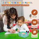 4E's Novelty 12 Pack Vibrant Boho Small Baskets for Classroom