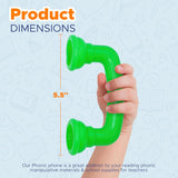 4E's Novelty Whisper Phones for Reading [16 Pack] Auditory Feedback, Accelerate Fluency, Comprehension & Pronunciation - Ideal Reading Phones for Kids