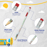 4E's Novelty 32 Pack Welcome Back Pencils, Motivational Pencils for Kids