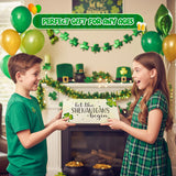 4E's Novelty Hanging St. Patricks Day Shamrock Wood Decor Sign