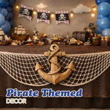 14x4 ft Fish Net Decor - Nautical, Mermaid, Pirate Party Decoration