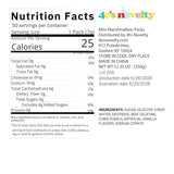 4E's Novelty Snowman Soup Mini Marshmallow 50 Packs - Individually Wrapped Marshmallows Packets for Hot Chocolate Cocoa Topper & Stocking Stuffers