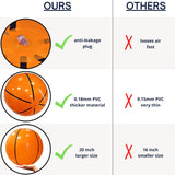 4E's Novelty 20" Inflatable Basketballs – Ultimate Party Decorations & Pool Games (12 Pack)