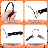 4E’s Novelty Fake Knife Through 4 Pack Head Costume