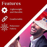 4E's Novelty Christmas Fedora Hat for Adults – Festive Holiday Accessory for Men & Women