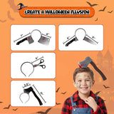 4E’s Novelty Fake Knife Through 4 Pack Head Costume