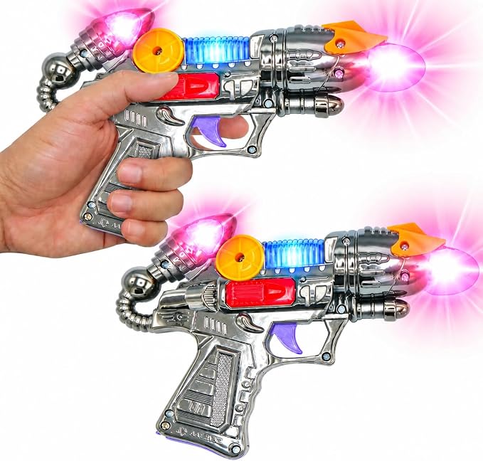 4E's Novelty Ranger Hand Gun Toy Set with Flashing Lights