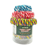 4E's Novelty Christmas Candy Canes, 100 Count Multi Colored Xmas Candies Canes