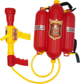 4E's Novelty Firefighter Backpack Water Gun – Ultimate Water Soaker Blaster for Kids' Outdoor Fun