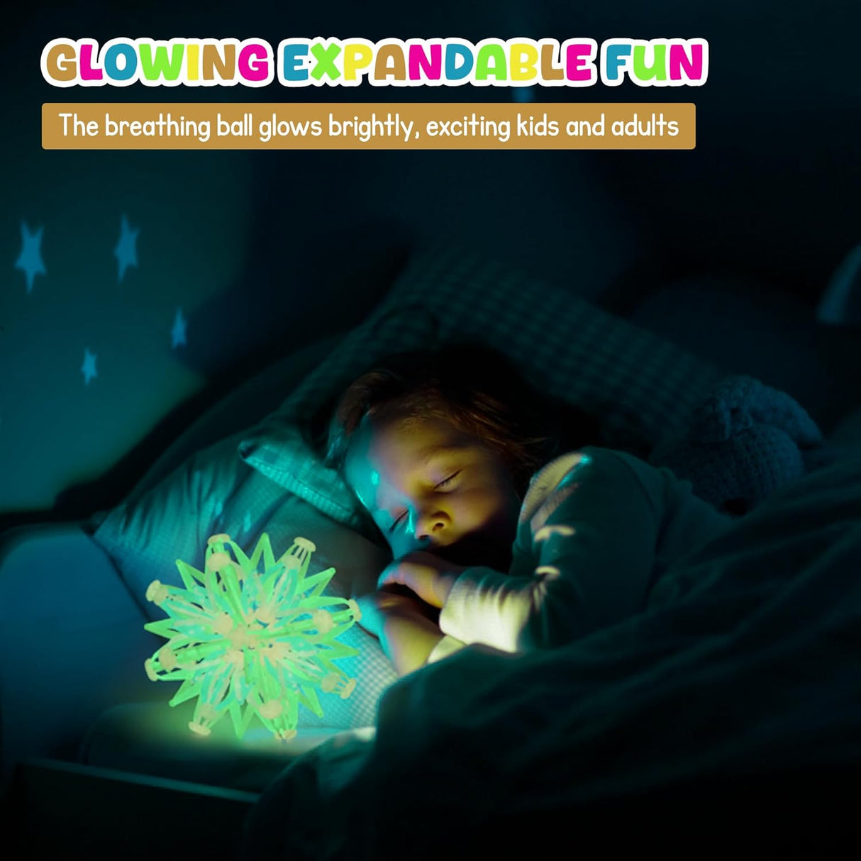 4E's Novelty Glow in Dark Expandable Ball also known Breathing Balls