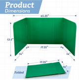 4E's Novelty Plastic Desk Dividers for Students - Pack of 4