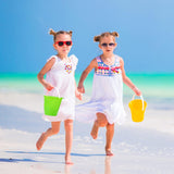4E's 12 Pack Beach Buckets with Shovels – Durable Sand Buckets for Kids, Perfect for Outdoor Play