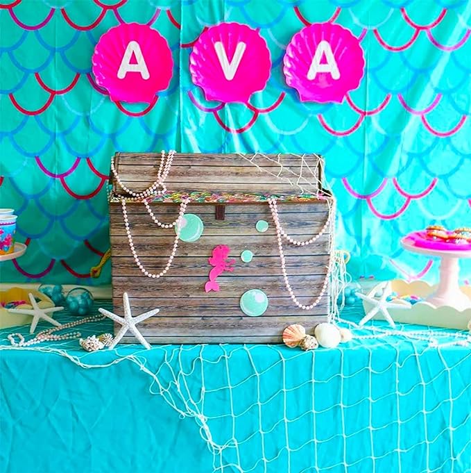 14x4 ft Fish Net Decor - Nautical, Mermaid, Pirate Party Decoration
