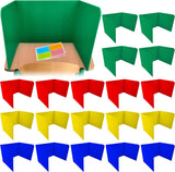4E's Novelty Plastic Desk Dividers for Students - Pack of 20