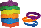 4E's Novelty Paw Print Party Favors – 24 Bracelets & 24 Stamps for Kids
