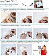 4E's Novelty 100 Pack DIY Pinwheels Craft for Kids