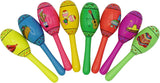 4E's Novelty 16 Pcs Wooden Mini Maracas – Vibrant Party Favors for Kids & Adults, Perfect for Any Celebration