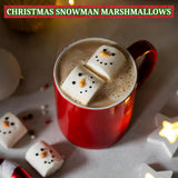 4E's Novelty 16 Pcs Snowman Marshmallows Individually Wrapped
