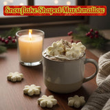 4E’s Novelty  15 Count Snowflake Marshmallows Hot Cocoa Toppers