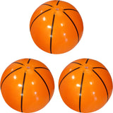 4E's Novelty 20" 3 Pack Inflatable Basketballs – Giant Basketball Party Decorations & Supplies