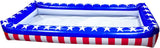 4E's Novelty Patriotic Inflatable Serving Bar – 4th of July Ice Tray for Food Buffet Table Cooler