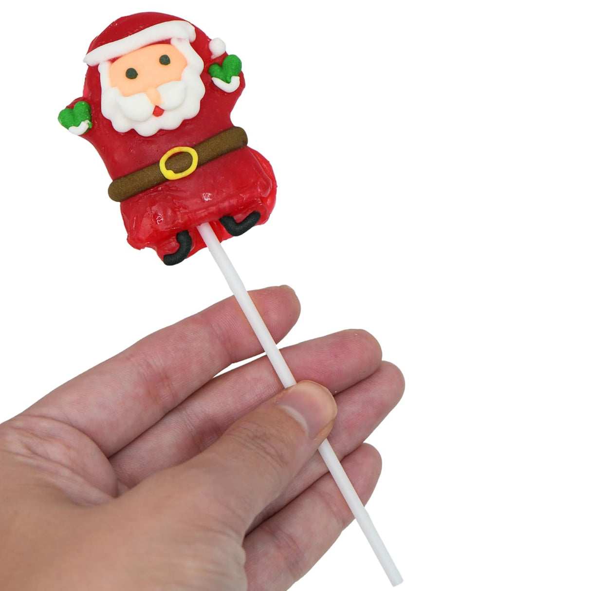 4E's Novelty Christmas Lollipops - 12 Pack Santa, Snowman, Reindeer & Tree Suckers