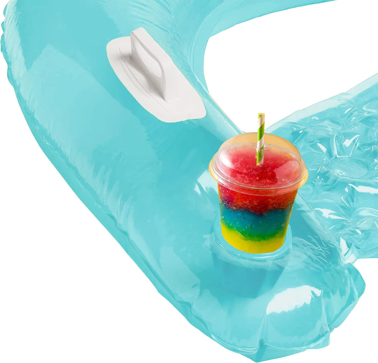4E's Novlety 2 Pack Inflatable Pool Chair Float with Drink & Phone Holder – Ultimate Relaxation for Adults