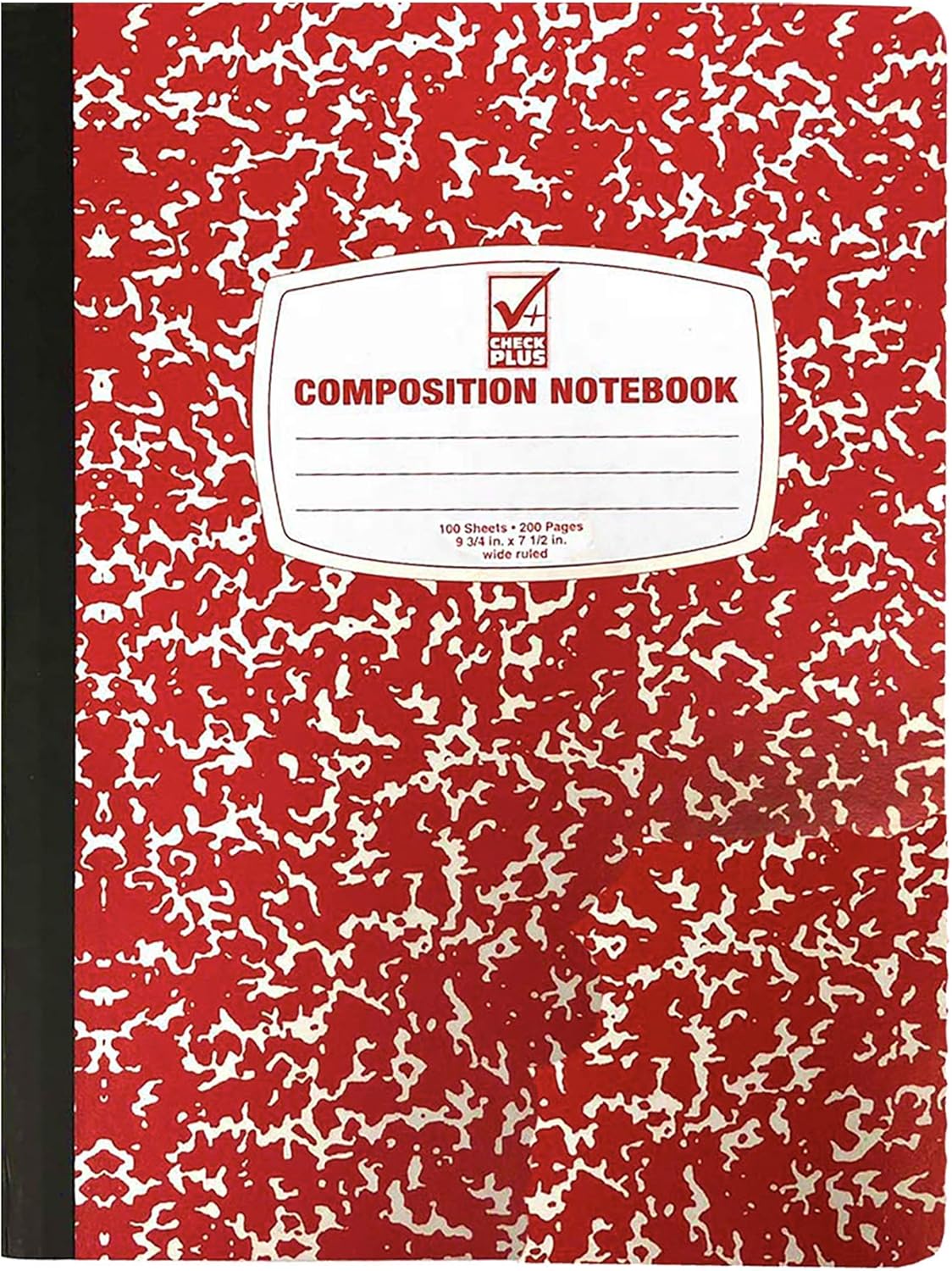 Wide Ruled Notebook Assorted Color, Marble Composition Notebook, Primary K-2, College Ruled - 3 pcs Notebooks for School