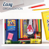 4E's Novelty 44 Piece Schools Supplies Kit, Back to School Supply Box