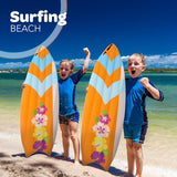 4E's Novelty Inflatable Surfboard for Kids, Tanning pools for adults - Ideal pool game floaties for any party or event