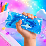 4E's Novelty 2 Pack Blue Water Wigglers 4.75 Inch Fidget Toy