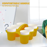4E's Novelty 4 Pack Pencil Caddy for Classroom, Vibrant Classroom Caddy
