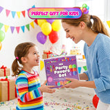 4E’s Novelty 108 Pcs Party Favors for Kids 8-12 – Punch Balloons, Coil Springs, Stretchy Men, Bulk Set