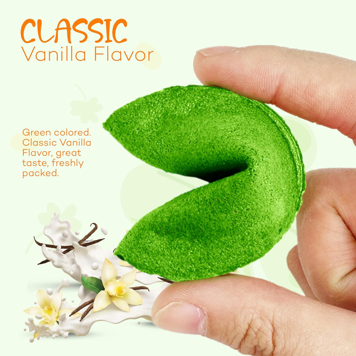 4E's Novelty St. Patrick’s Day Fortune Cookies – 50 Individually Wrapped Party Favors & Treats