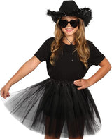 Feathered Cowboy Hat & Heart Sunglasses for Women