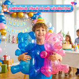 2 Inflatable 24" Gummy Bears - Candyland Party Decorations, Birthday Pool Floaties
